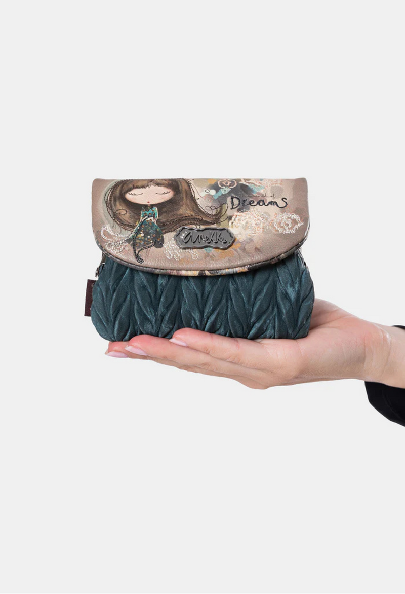 Anekke Real Wallet with Flap