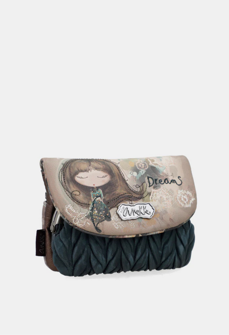 Anekke Real Wallet with Flap