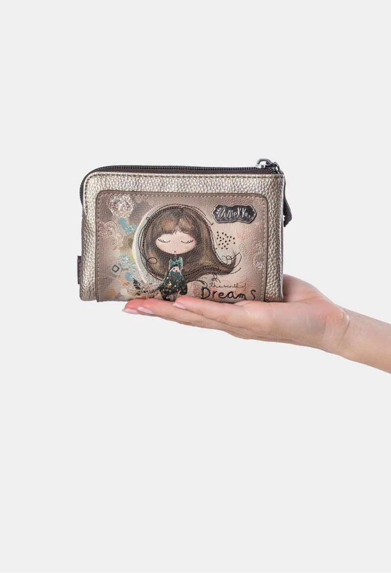 Anekke Real RFID Wallet Flexible