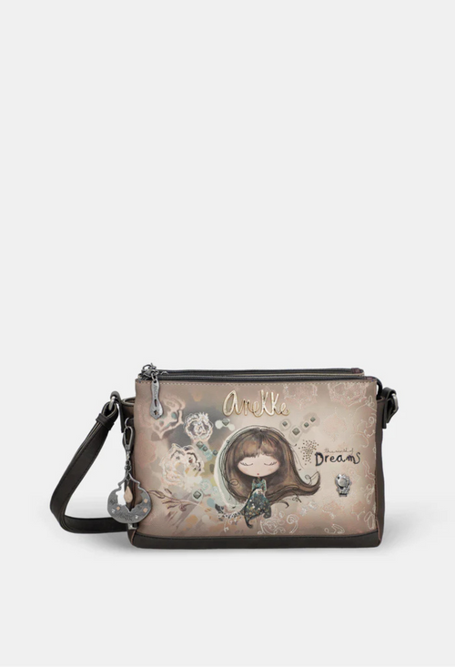 Brown/beige with pattern