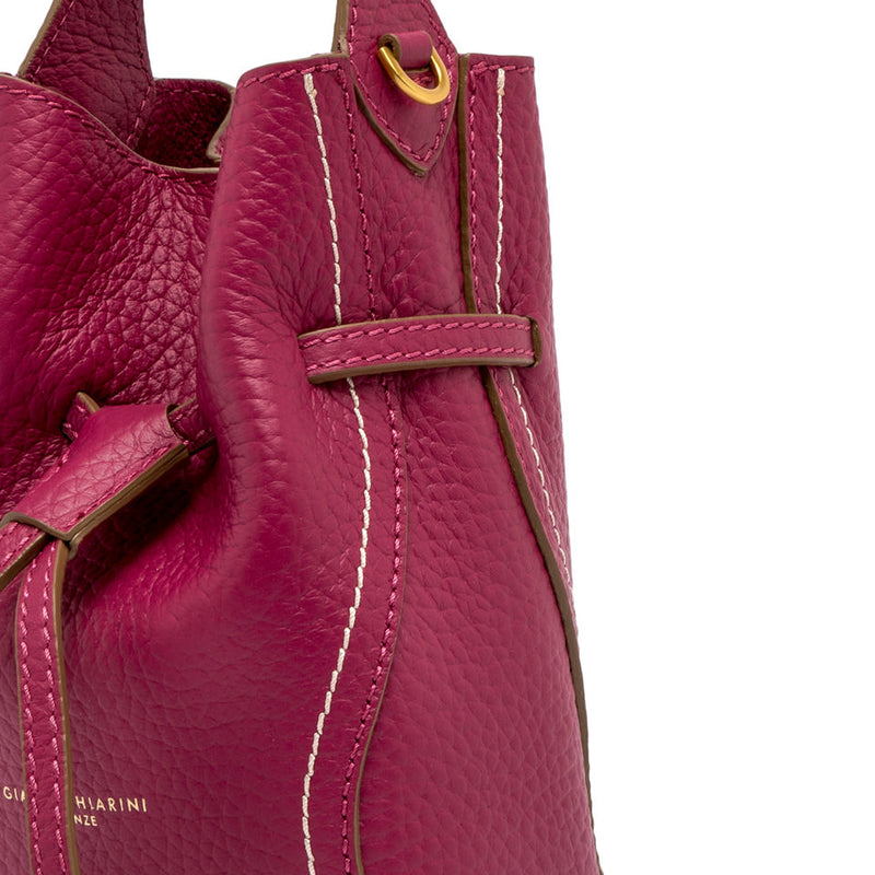 Gianni Chiarini Dua bucket bag with Cavallino effect