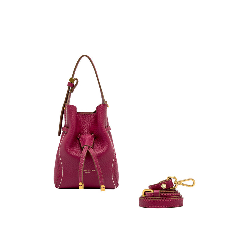 Gianni Chiarini Dua bucket bag with Cavallino effect