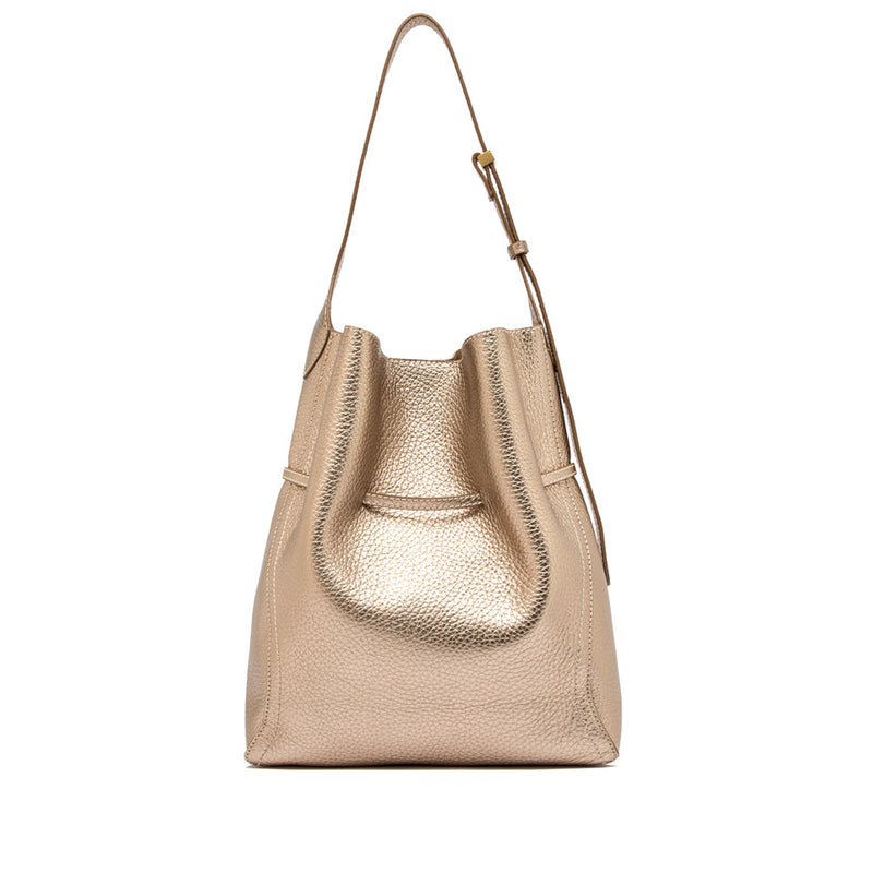 Gianni Chiarini Dua bucket bag with Cavallino effect