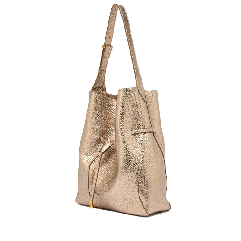Gianni Chiarini Dua bucket bag with Cavallino effect