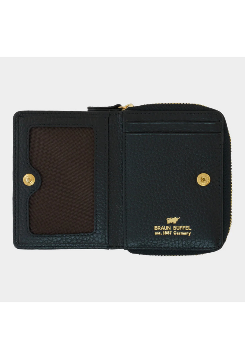 Braun Büffel Leather Asti Mini RFID 5CS Wallet