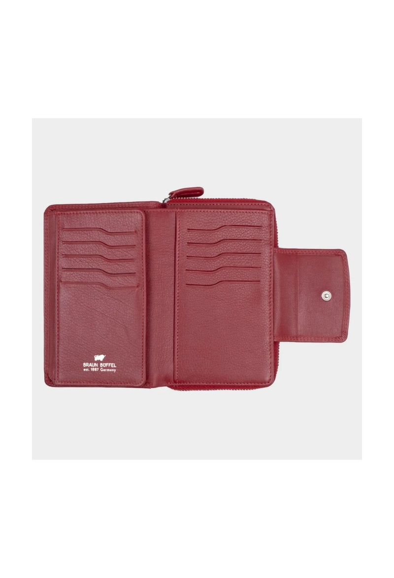 Braun Büffel Golf 15CS RFID Portefeuille zippé