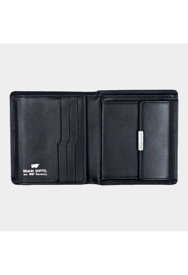 Braun Büffel Golf 6CS RFID Square Wallet