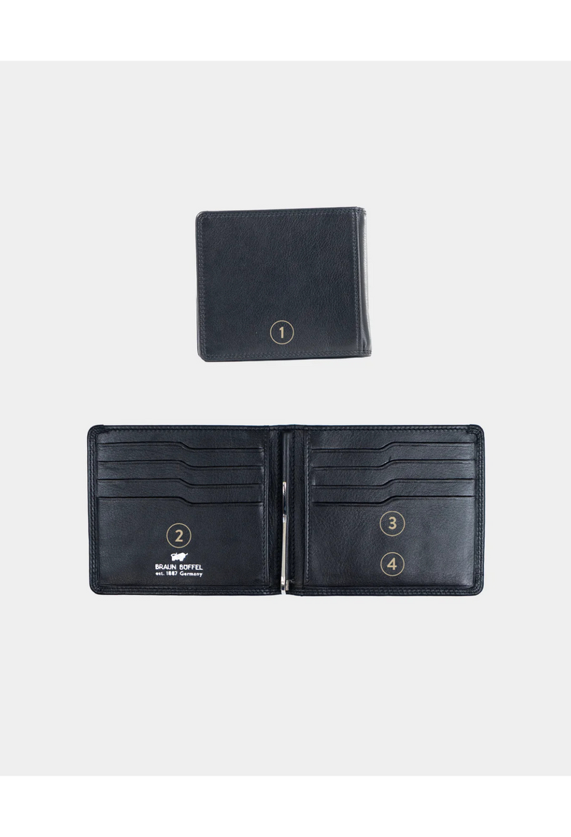 Braun Büffel Golf 8CS RFID Dollar-Clip
