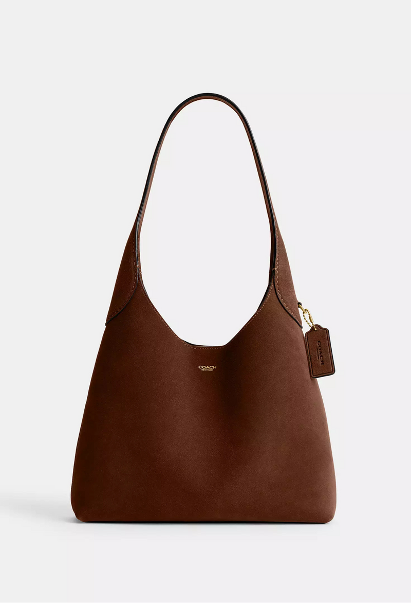Coach Brooklyn Schultertasche Wildleder