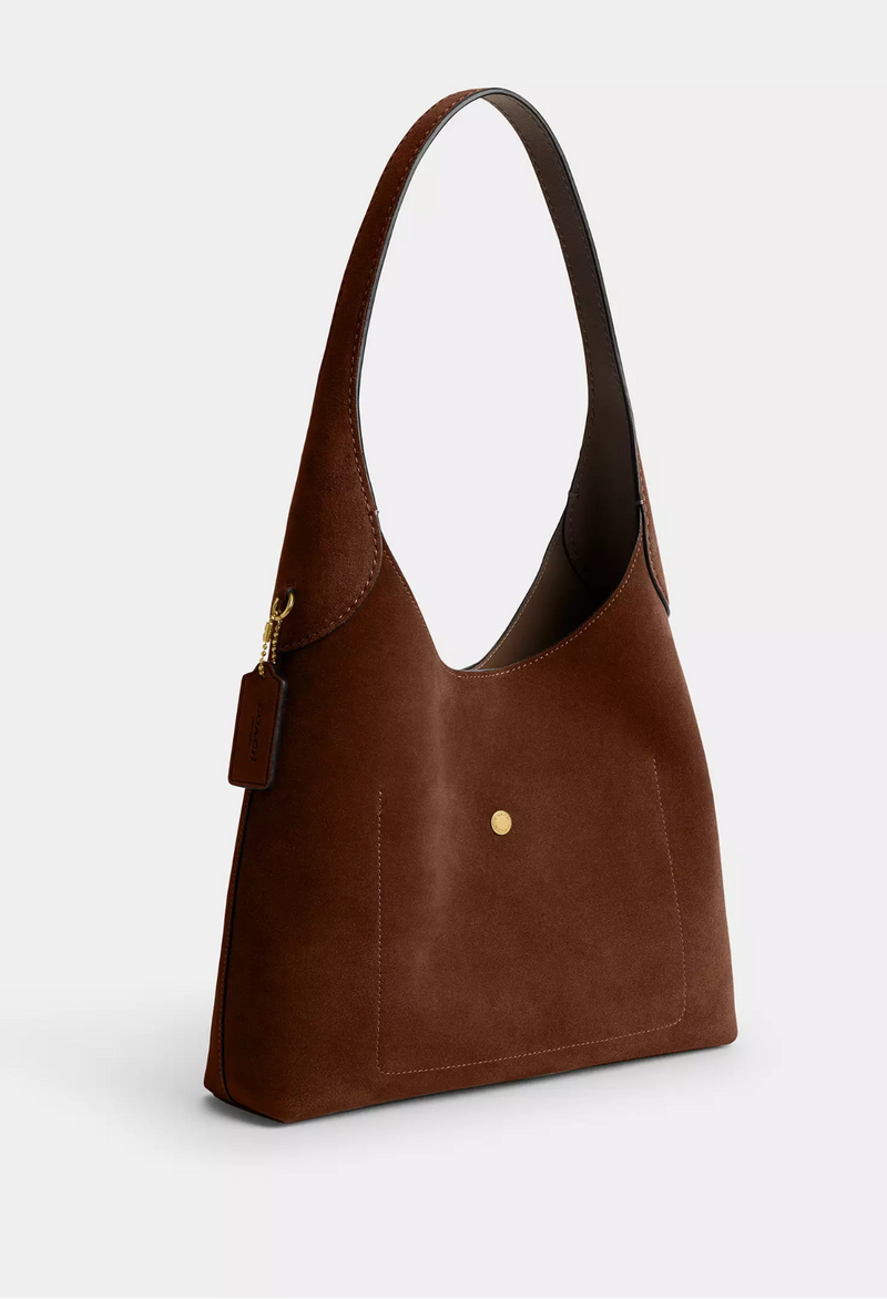 Coach Brooklyn Schultertasche Wildleder