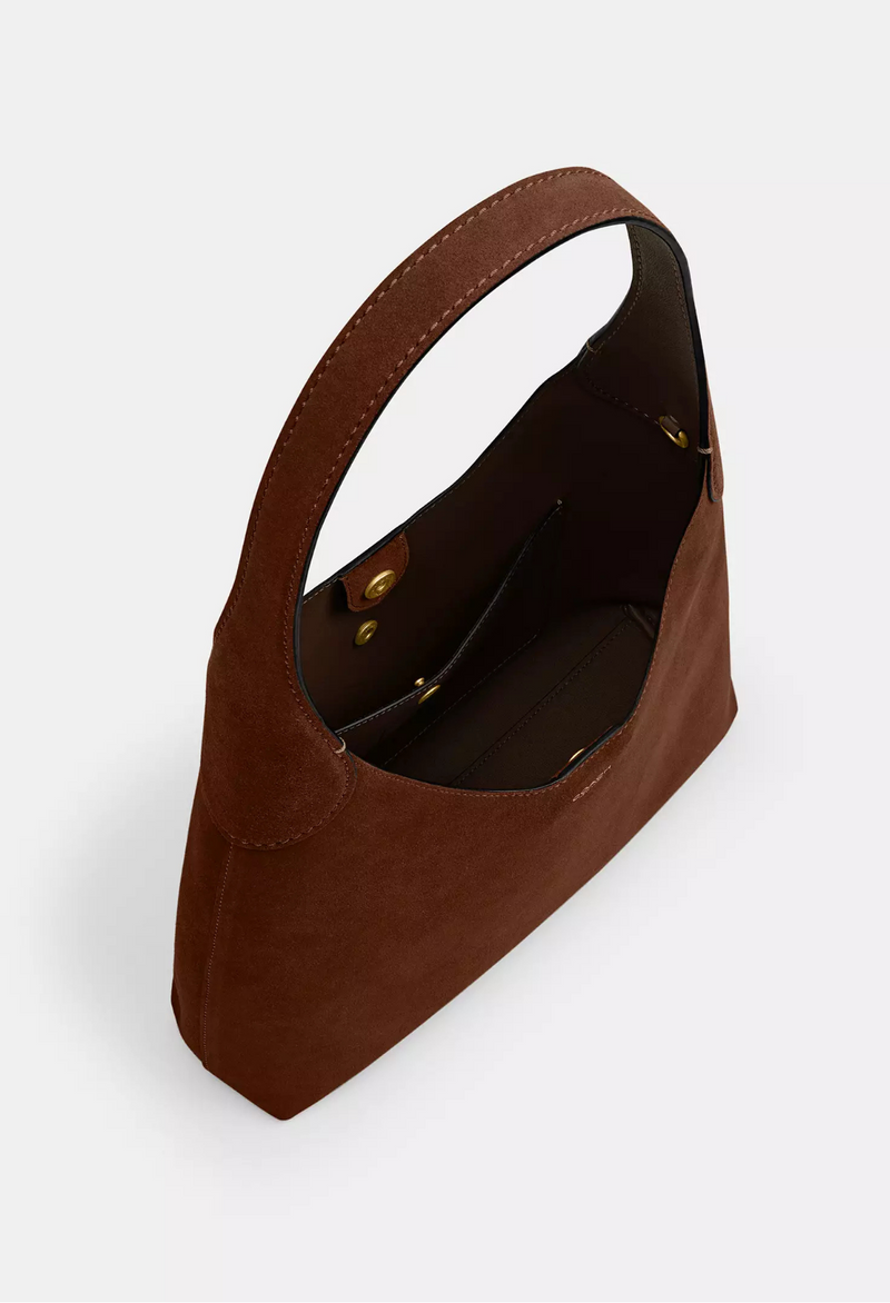 Coach Brooklyn Schultertasche Wildleder