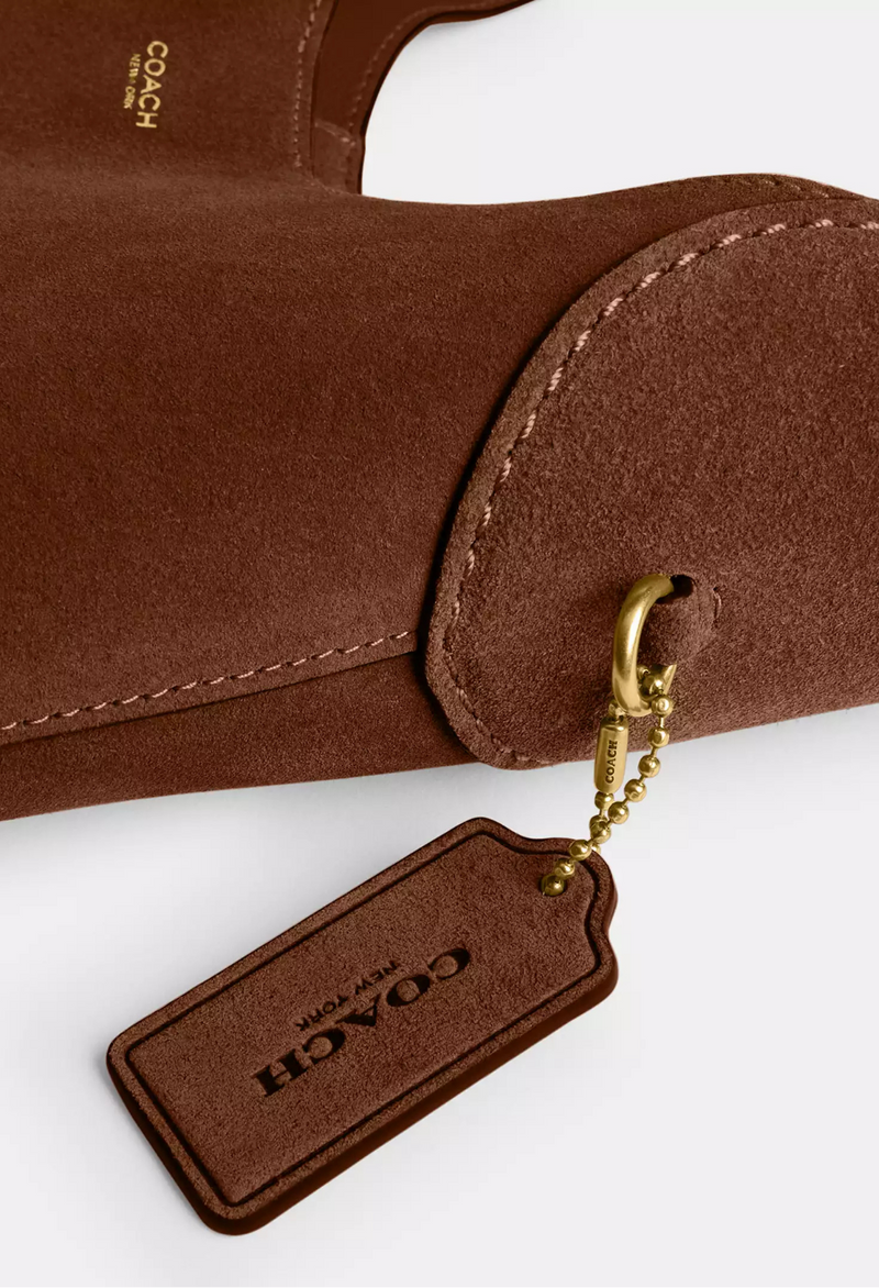 Coach Brooklyn Schultertasche Wildleder