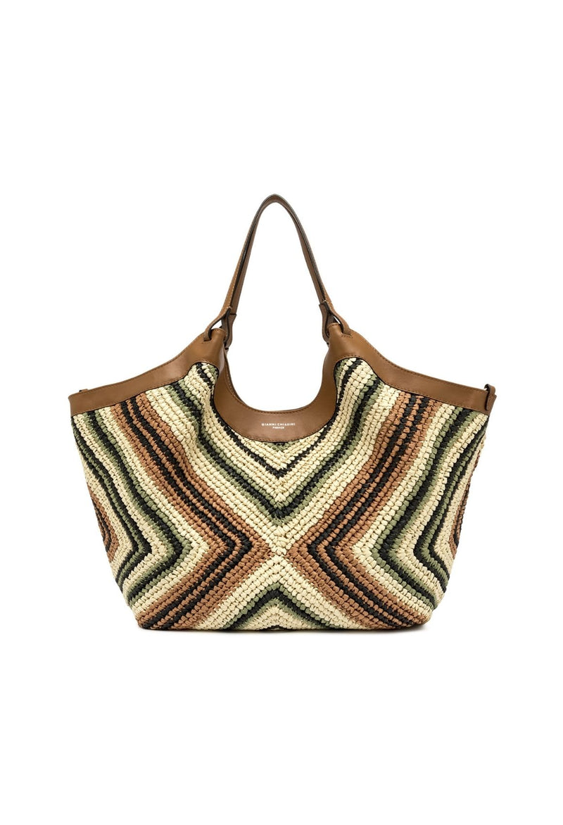 Gianni Chiarini Dua Bucket Bag Straw