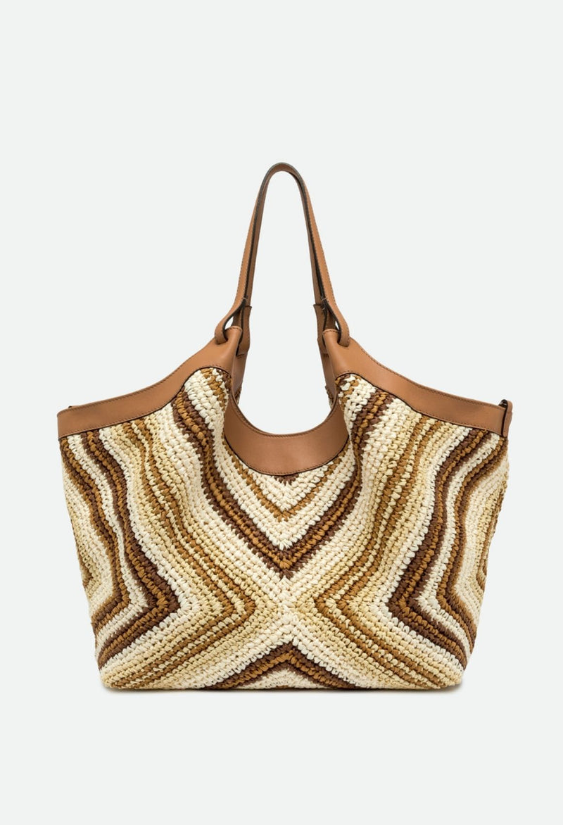 Gianni Chiarini Dua Bucket Bag Straw