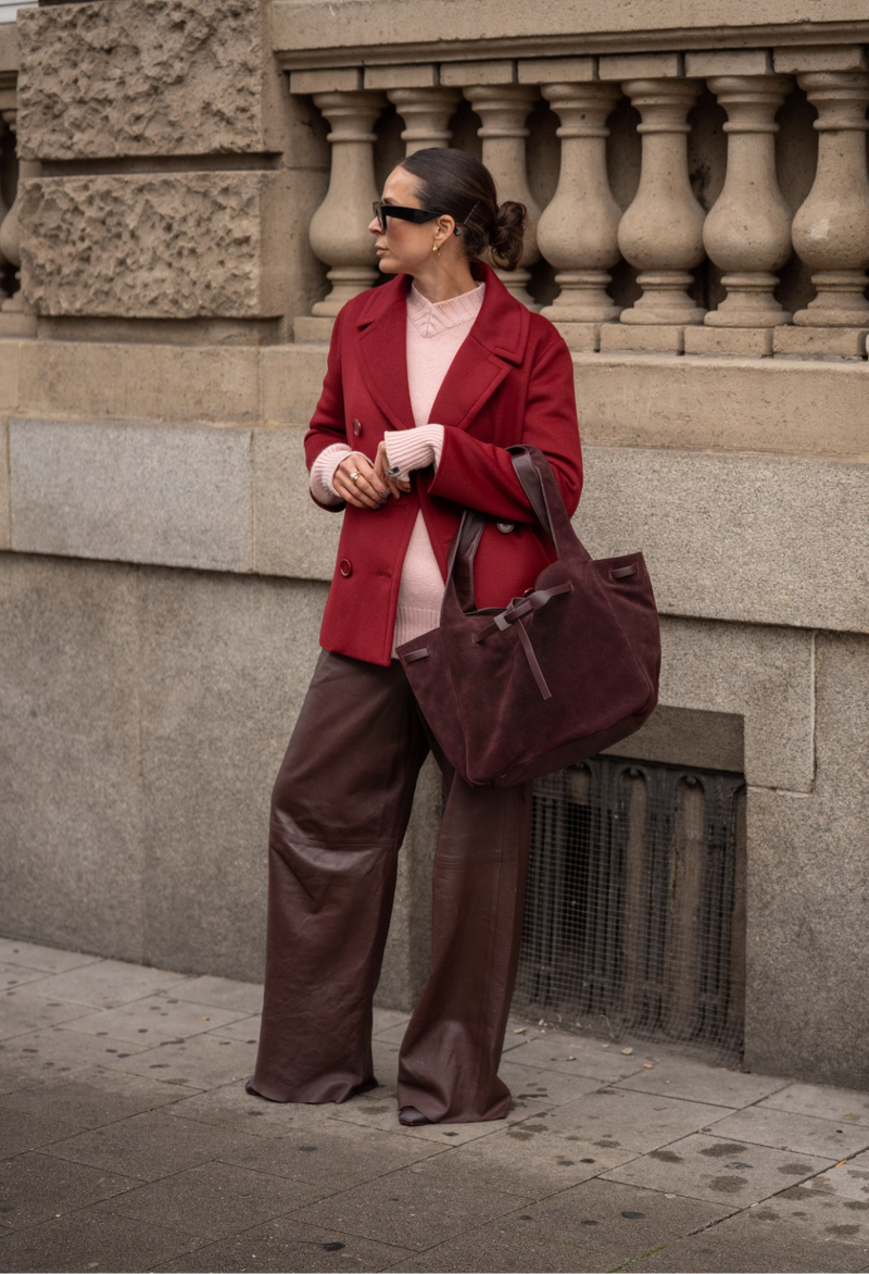 Les Visionnaires Gabriella bolso shopper de cuero