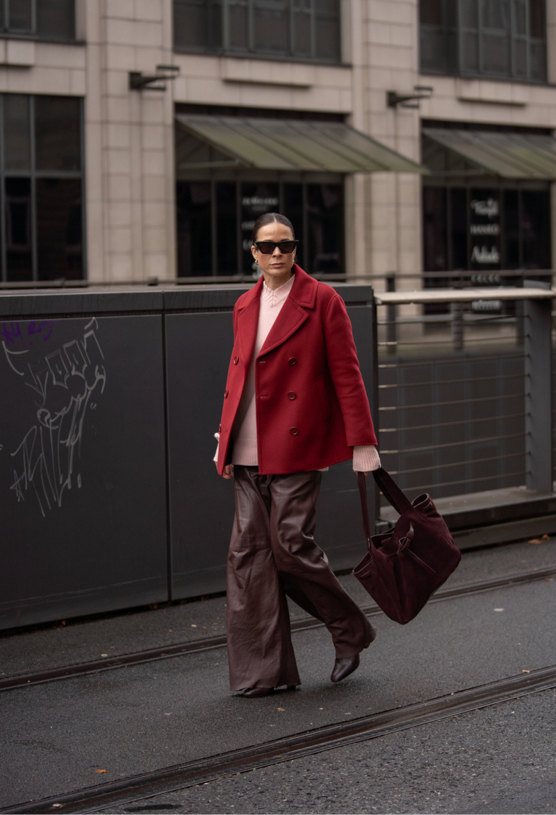 Les Visionnaires Gabriella bolso shopper de cuero