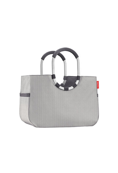 herringbone grey / L