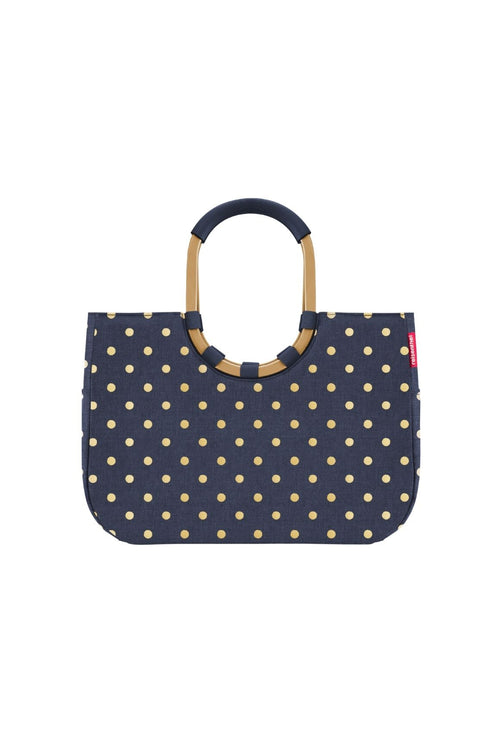 metallic dots blue / L
