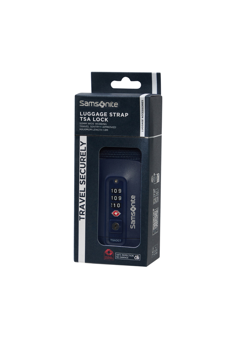 Samsonite TA Revolution luggage strap with TSA lock