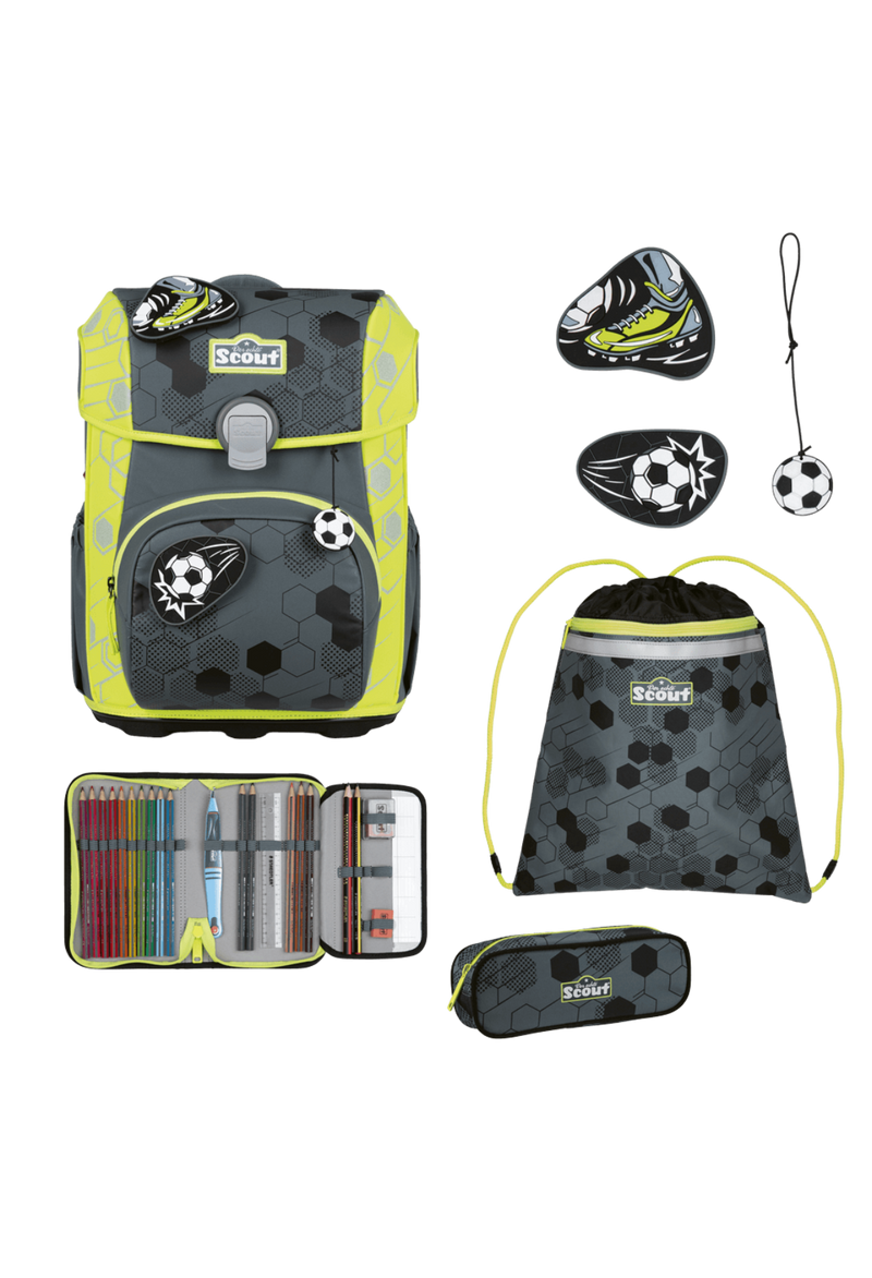 Set de mochila escolar Scout Neo Exklusiv Superflash Extreme