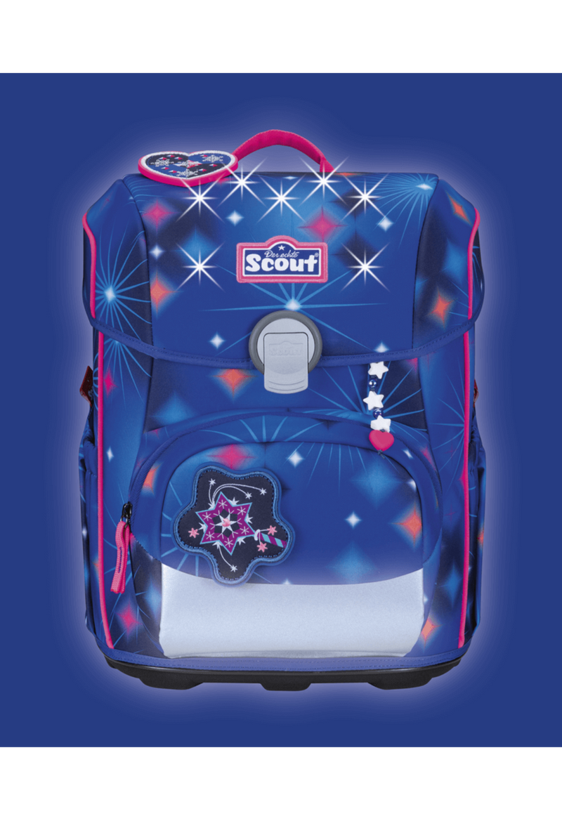 Scout Neo Exklusiv LED zestaw tornistra szkolnego