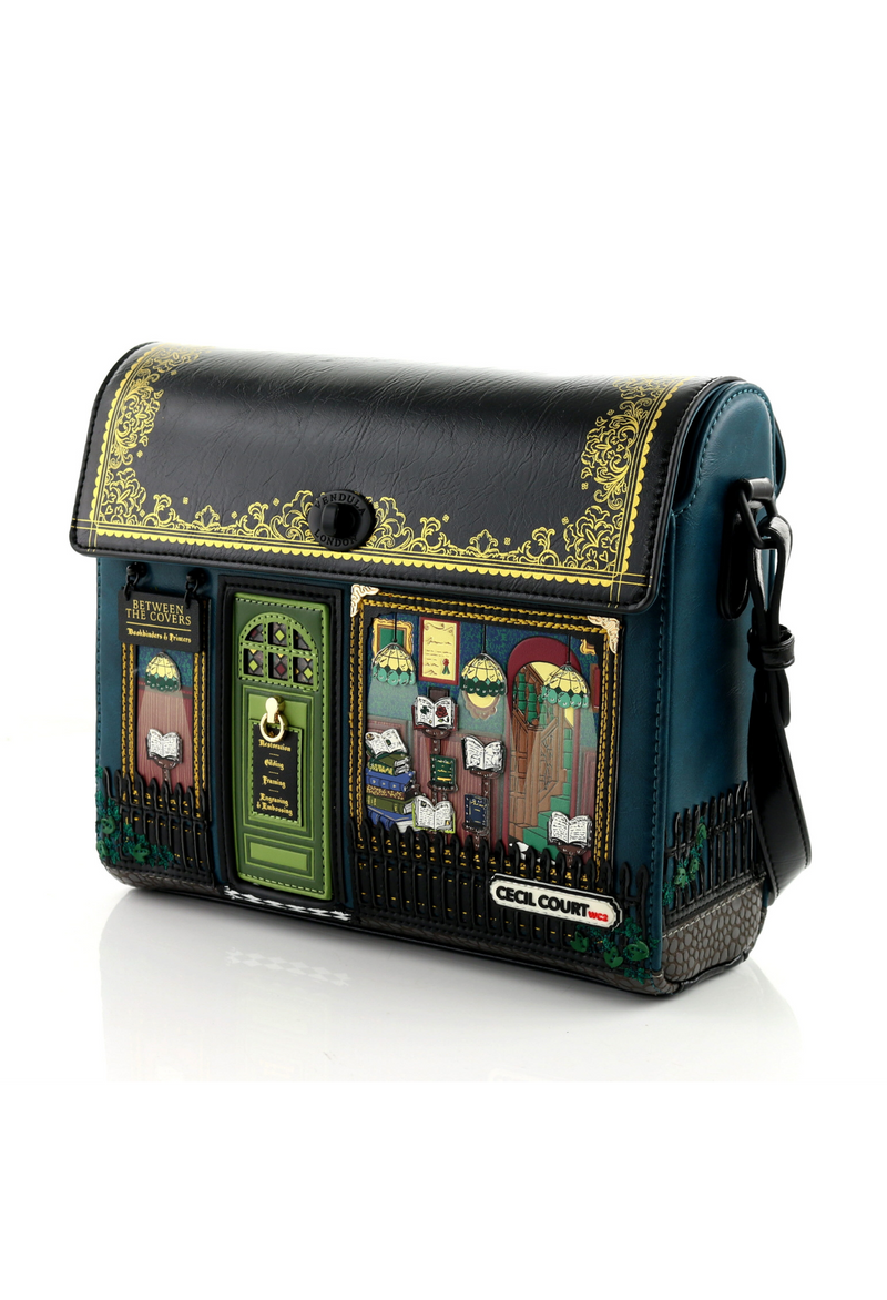 Borsa a scatola Vendula London con patta