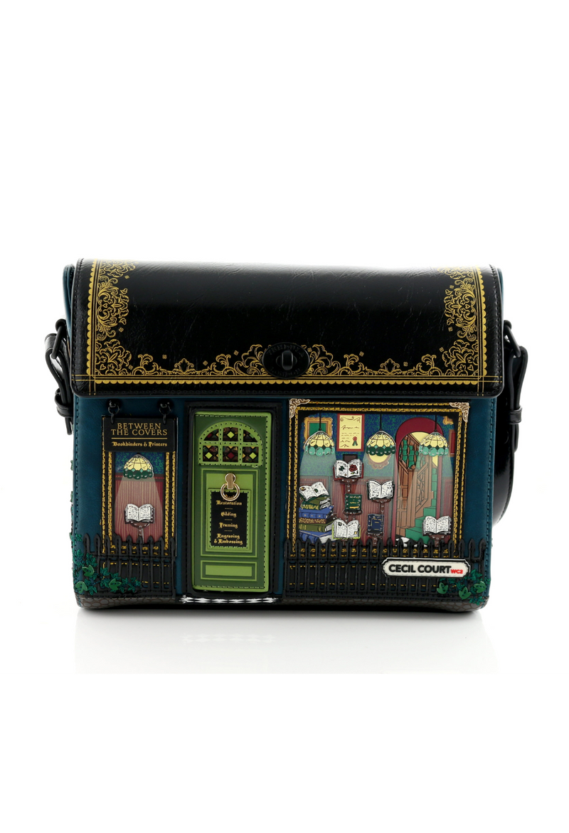 Borsa a scatola Vendula London con patta