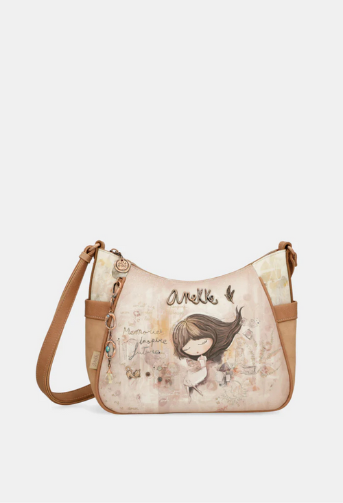 Beige with pattern / L