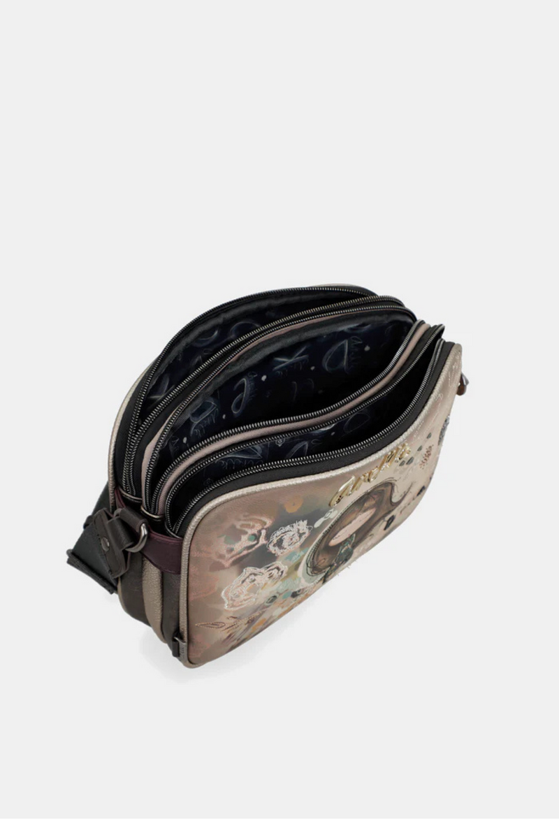 Anekke Real Three Compartment Shoulder Bag