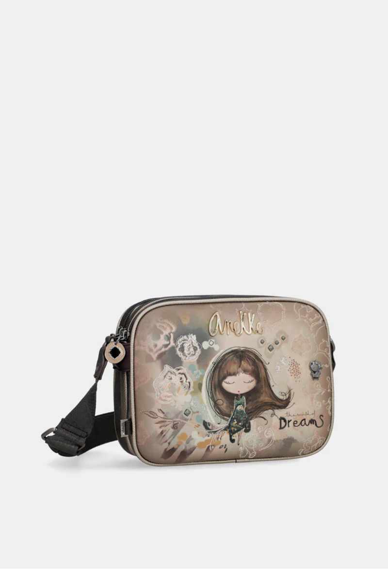 Anekke Real Three Compartment Shoulder Bag