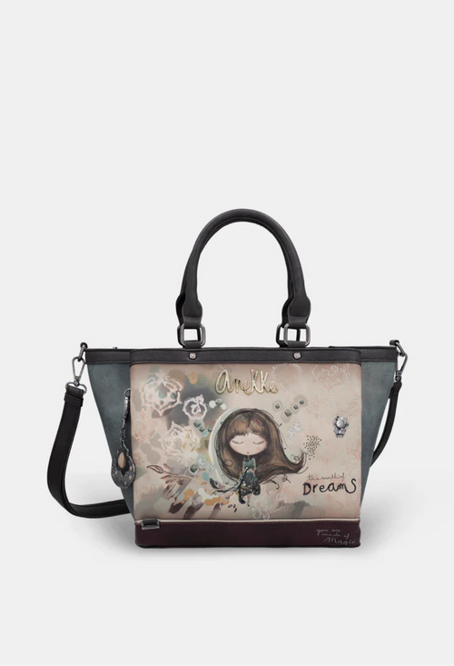 Brown/Blue with Pattern