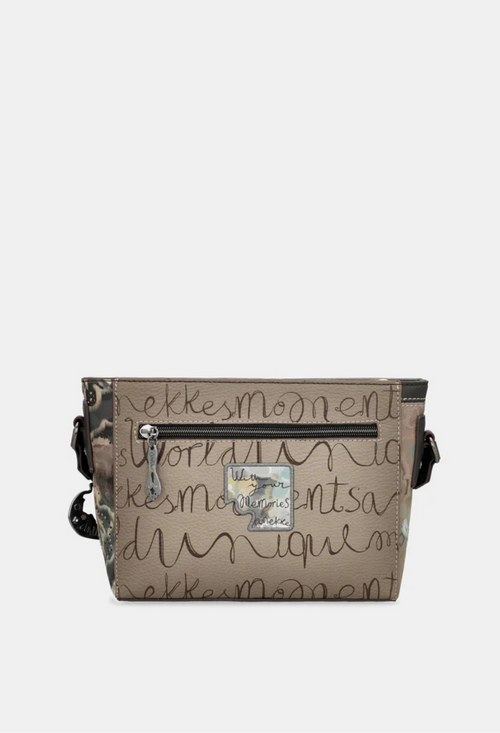 Dark beige with pattern / M