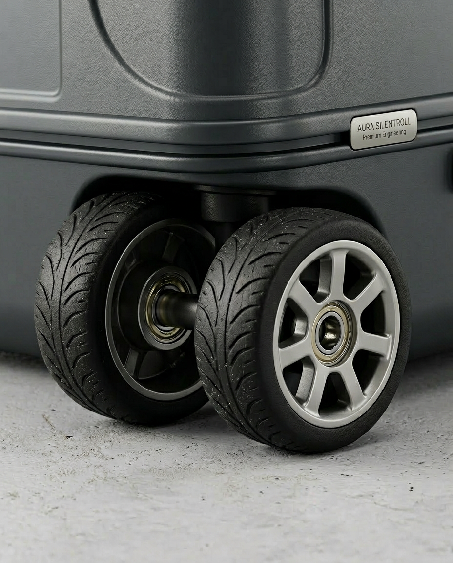 Noise-dampening casters