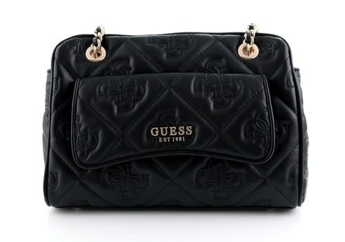 black with pattern