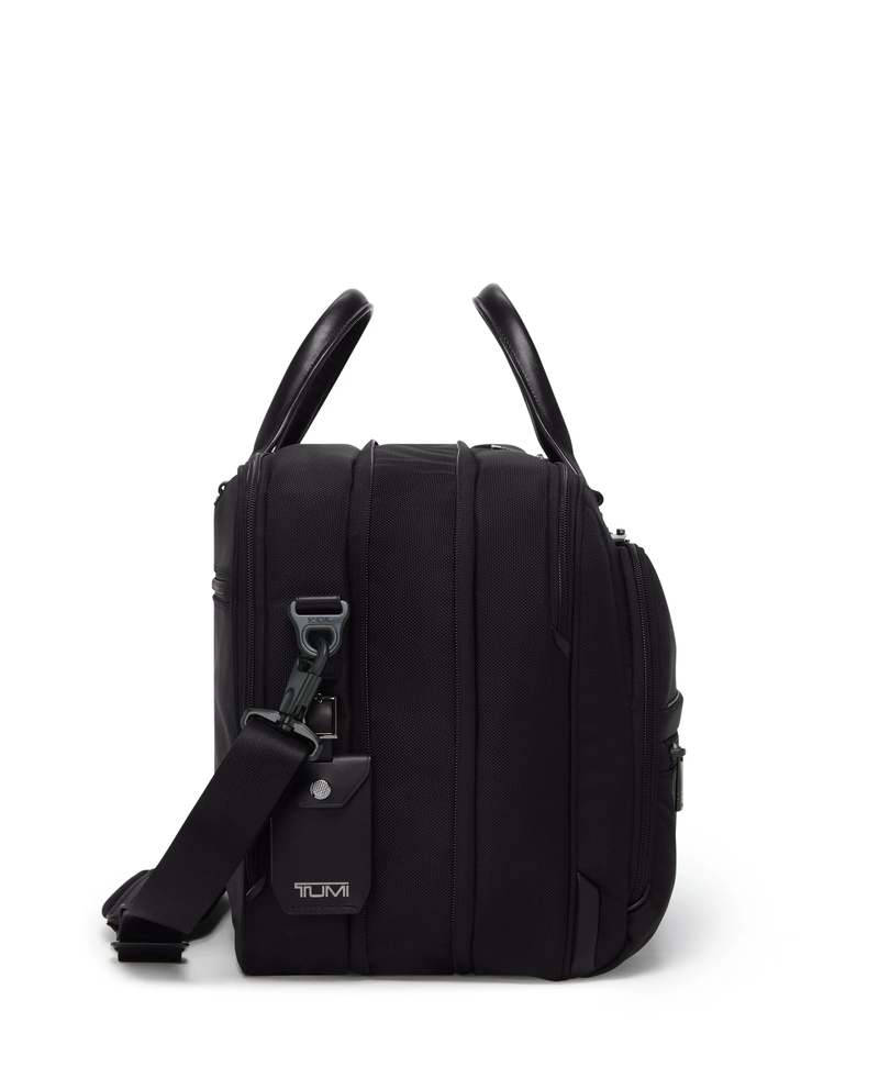 Tumi Alpha 4 Maletín negro de nailon balístico FXT