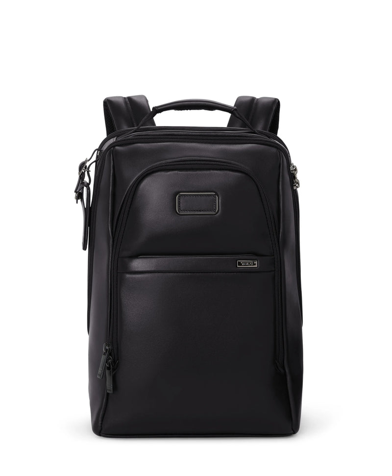 Tumi Alpha 4 Backpack 15 Inch Expandable Made of Leather